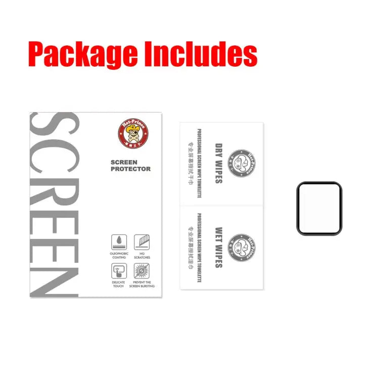 ENKAY Hat-Prince 3D Full Screen Electroplating PET Curved Heat Bending HD Screen Protector for Apple Watch Series 4 40mm