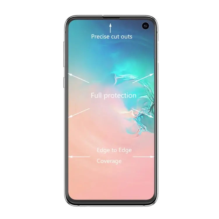 ENKAY Hat-prince 3D Full Screen PET Curved Hot Bending HD Screen Protector Film for Galaxy S10 E Galaxy S10 E - Galaxy