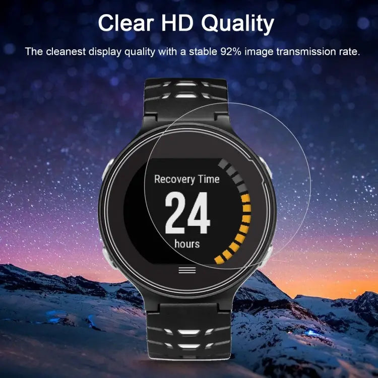 ENKAY Hat-Prince for Garmin Forerunner 630 Smart Watch 0.2mm 9H Surface Hardness 2.15D Curved Edge Tempered Glass Film