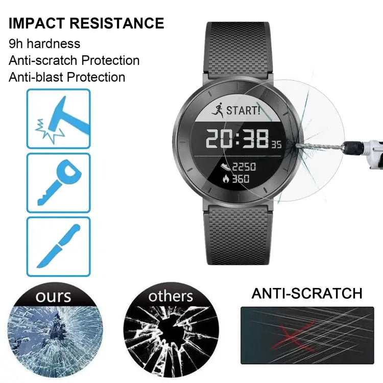 ENKAY Hat-Prince for Huawei Honor S1 Smart Watch 0.2mm 9H Surface Hardness 2.15D Explosion-proof Tempered Glass Screen