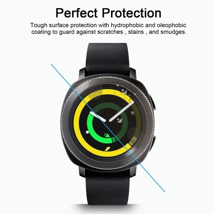 ENKAY Hat-Prince for Samsung Gear Sport Smart Watch 0.2mm 9H Surface Hardness 2.15D Explosion-proof Tempered Glass