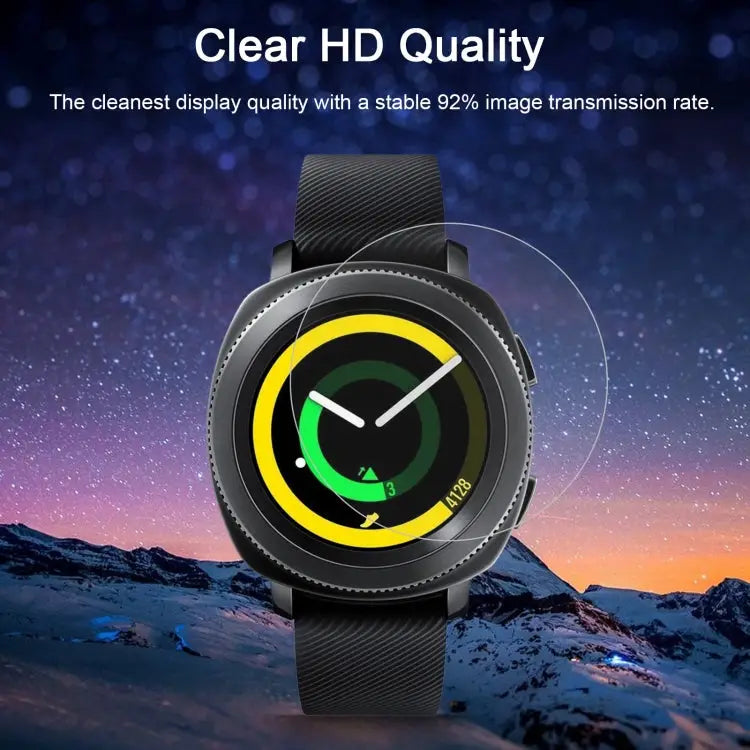 ENKAY Hat-Prince for Samsung Gear Sport Smart Watch 0.2mm 9H Surface Hardness 2.15D Explosion-proof Tempered Glass