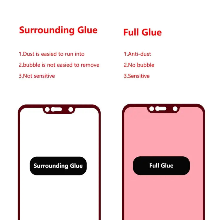 ENKAY Hat-prince Full Glue 0.26mm 9H 2.5D Tempered Glass Film for Huawei Mate 20 Lite For Huawei Mate 20 Lite (1 PC)