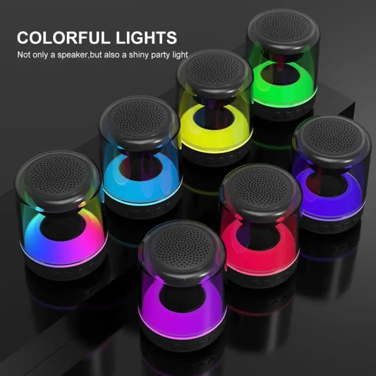 ENKAY Hat-Prince Portable RGB Light Wireless Bluetooth Speaker S L - Apple Accessories