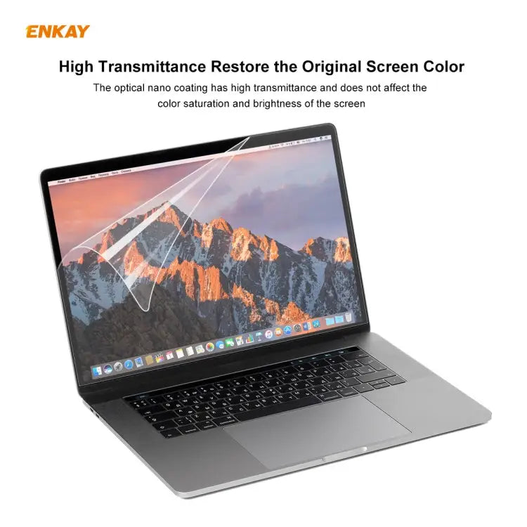 ENKAY HD PET Screen Protector for MacBook Pro 15.4 inch A1707 (2016 - 2017) / A1990 (2018) For MacBook Pro 15.4 inch