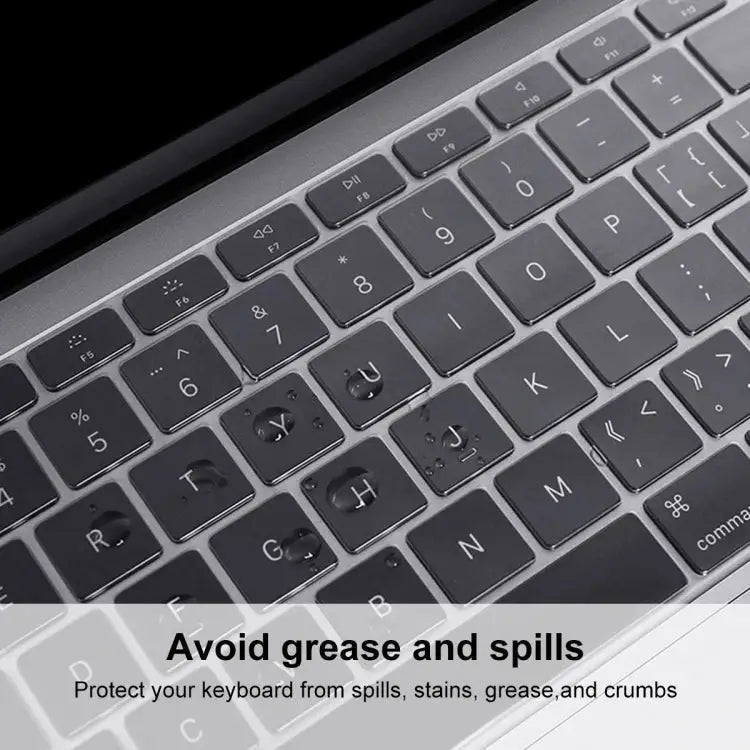 ENKAY TPU Keyboard Protector Cover for 2015 MacBook 12 inch (A1534) / MacBook Pro 13.3 inch without Touch Bar (A1708)