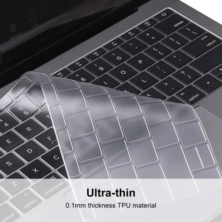 ENKAY TPU Keyboard Protector Cover for MacBook Pro 13.3 inch without Touch Bar A1708 / MacBook 12 2015 A1534 Europe