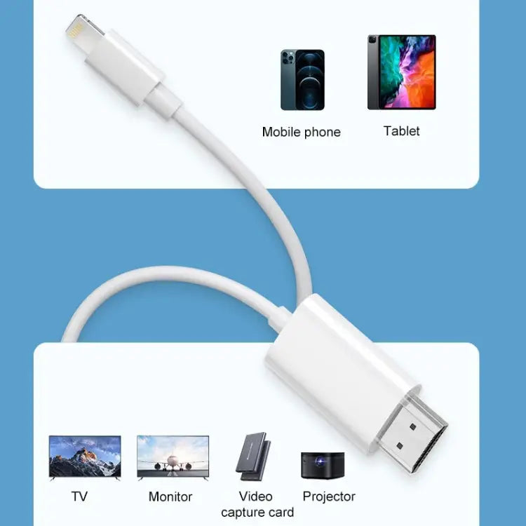 EP-808-H 8 Pin to HDMI Adapter Cable Length: 2m EP-808-H - EP-808-H - Apple Accessories