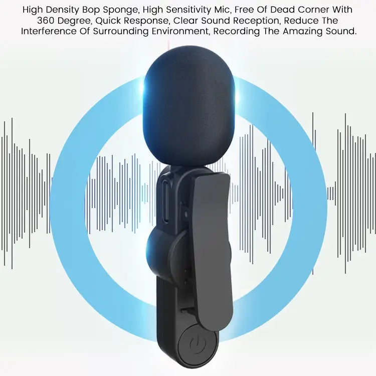 EP033T USB-C / Type-C Interface Lavalier Wireless Radio Microphone EP033T Type-C - EP033T Type-C