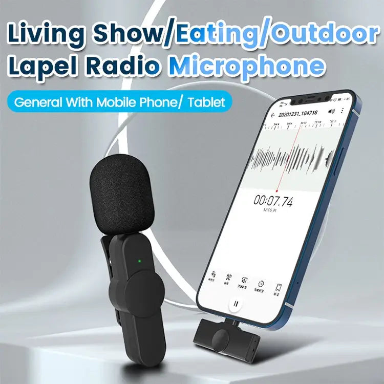 EP033T USB-C / Type-C Interface Lavalier Wireless Radio Microphone EP033T Type-C - EP033T Type-C