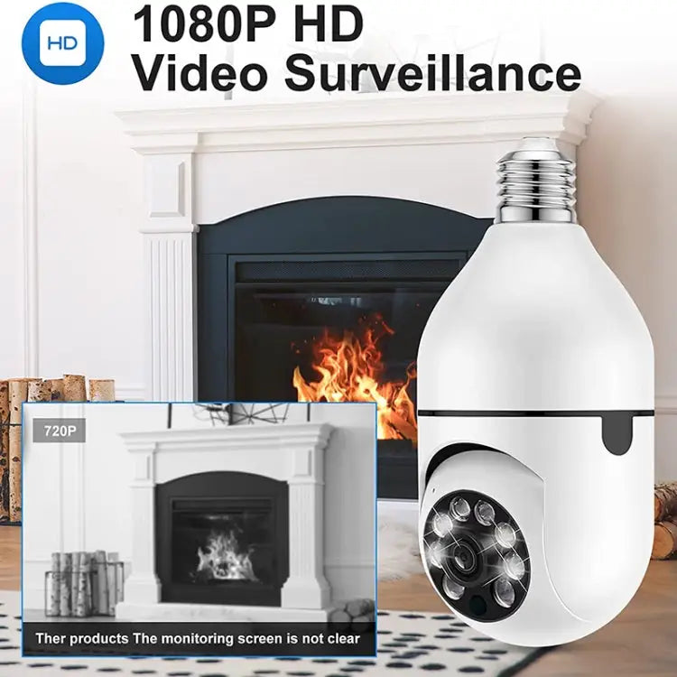 ESCAM 2.0MP 1080P Light Bulb WiFi Camera Support IR Night Vision / Motion Detection / Two-way Voice ESCAM - ESCAM