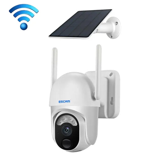ESCAM QF103 3MP Cloud Storage PT WIFI PIR Alarm IP Camera with Solar Panel Battery Support Full Color Night Vision &