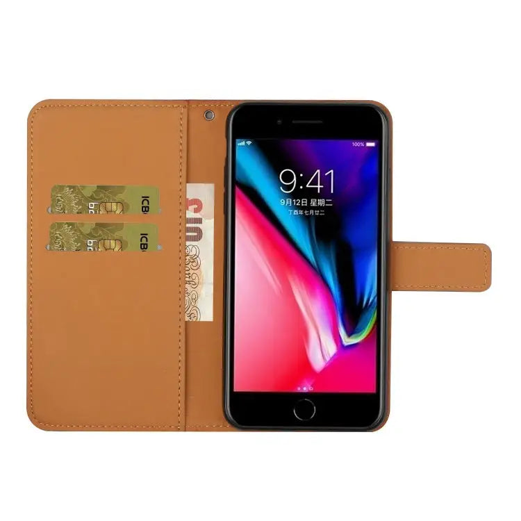 Ethnic Style Embossed Pattern Horizontal Flip Leather Case with Holder & Card Slots & Wallet & Lanyard For iPhone SE