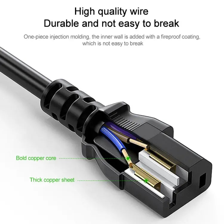 EU Power Cord Cable Length: 1.5m 1.5m - 1.5m