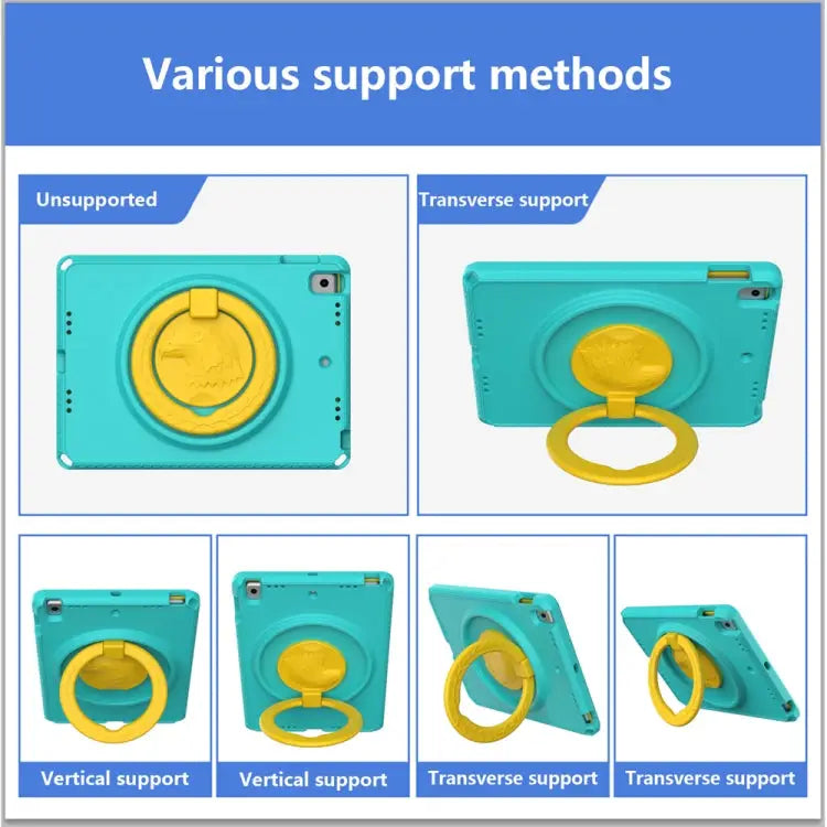 EVA + PC Shockproof Tablet Case with Waterproof Frame For iPad 5 / 7 / 6 / 8 / 9 For iPad Pro 10.5 2019/2017 / 10.2