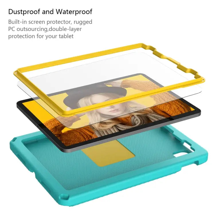 EVA + PC Shockproof Tablet Case with Waterproof Frame For iPad Pro 11 2022/2021/2020/2018 / Air5 10.9 2022 / Air4 10.9