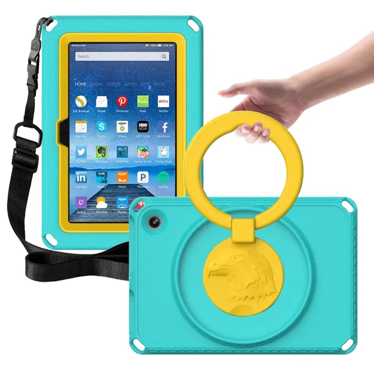 EVA + PC Shockproof Tablet Case with Waterproof Frame For Samsung Galaxy Tab A8 10.5 2021 For Amazon Kindle Fire HD7