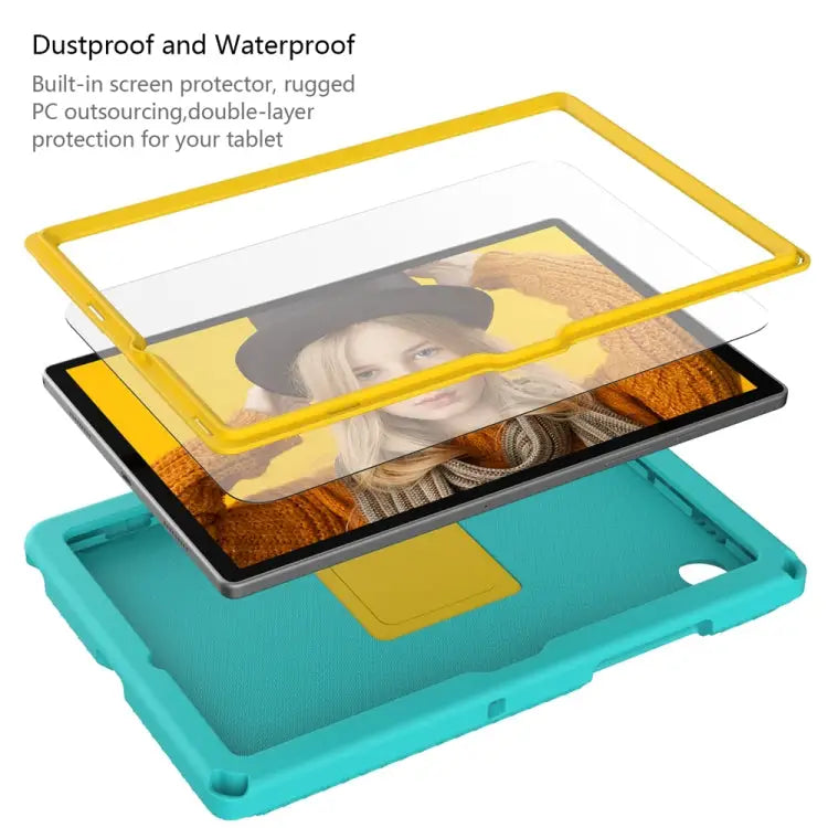 EVA + PC Shockproof Tablet Case with Waterproof Frame For Samsung Galaxy Tab A8 10.5 2021 For Amazon Kindle Fire HD7