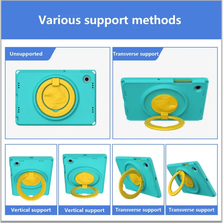 EVA + PC Shockproof Tablet Case with Waterproof Frame For Samsung Galaxy Tab A8 10.5 2021 For Amazon Kindle Fire HD7