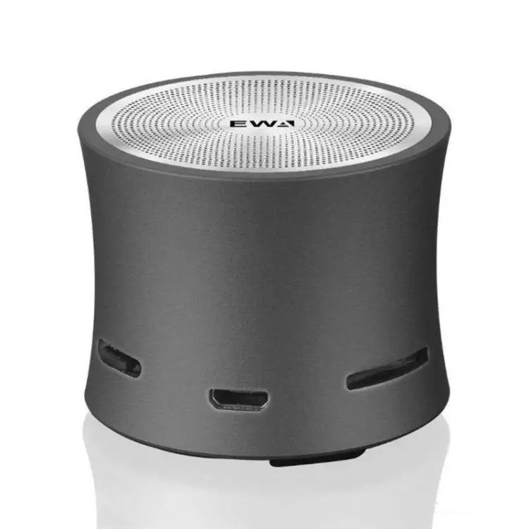 EWA A104 Bluetooth Speaker MP3 Player Portable Speaker Metallic USB Input MP3 Player Stereo Multimedia Speaker - Grey