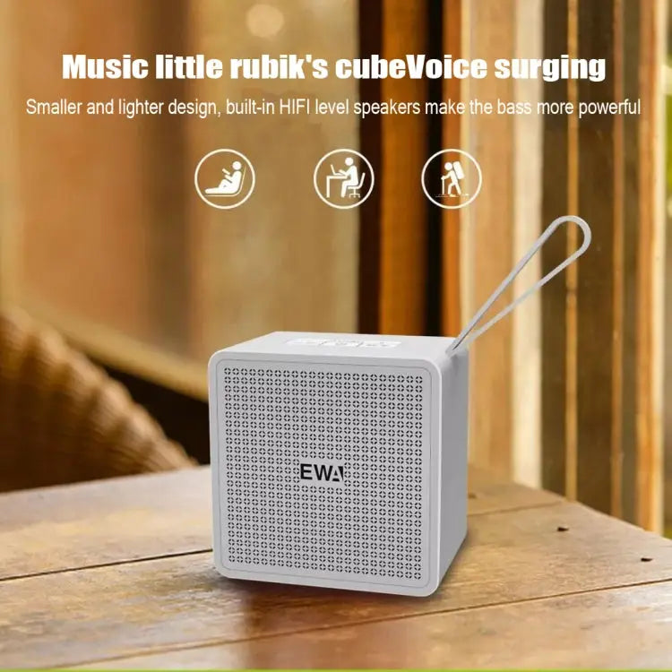 EWA A105 High Hidelity Bluetooth Speaker Small Size High Power Bass TWS Bluetooth Technology Support TF - Apple