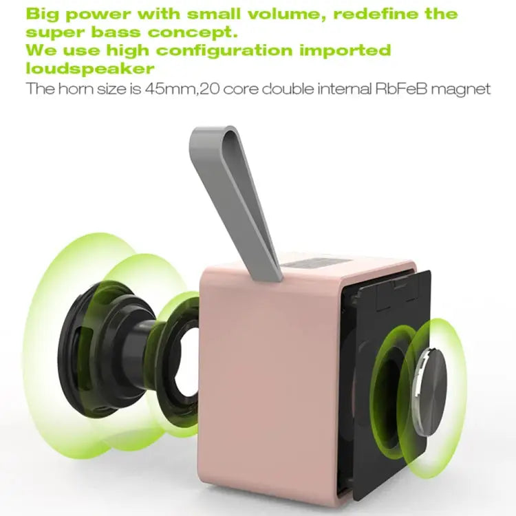 EWA A105 High Hidelity Bluetooth Speaker Small Size High Power Bass TWS Bluetooth Technology Support TF - Apple