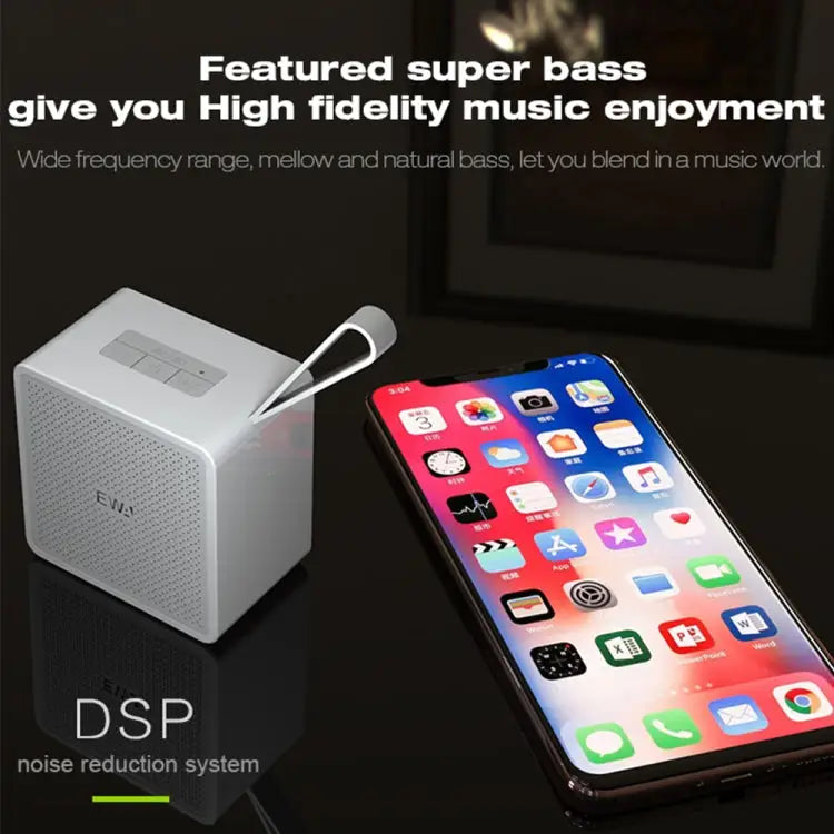 EWA A105 High Hidelity Bluetooth Speaker Small Size High Power Bass TWS Bluetooth Technology Support TF - Apple