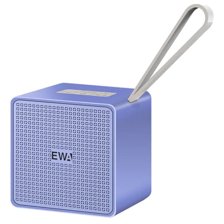 EWA A105 High Hidelity Bluetooth Speaker Small Size High Power Bass TWS Bluetooth Technology Support TF - Blue - Apple