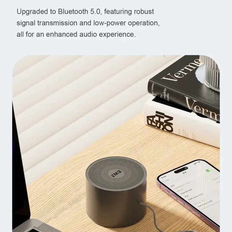 EWA A129 Mini Bluetooth 5.0 Bass Radiator Metal Speaker - Apple Accessories