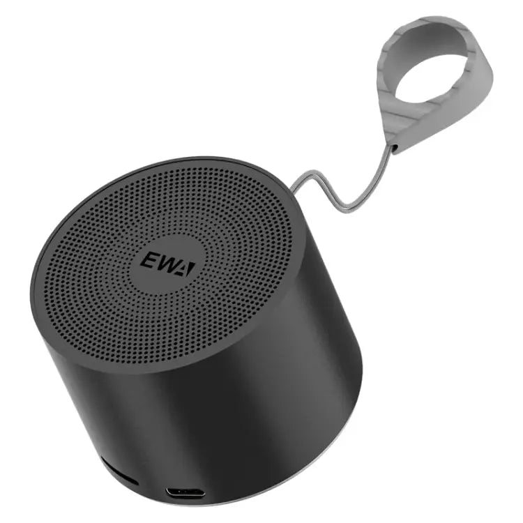 EWA A129 Mini Bluetooth 5.0 Bass Radiator Metal Speaker - Black - Apple Accessories