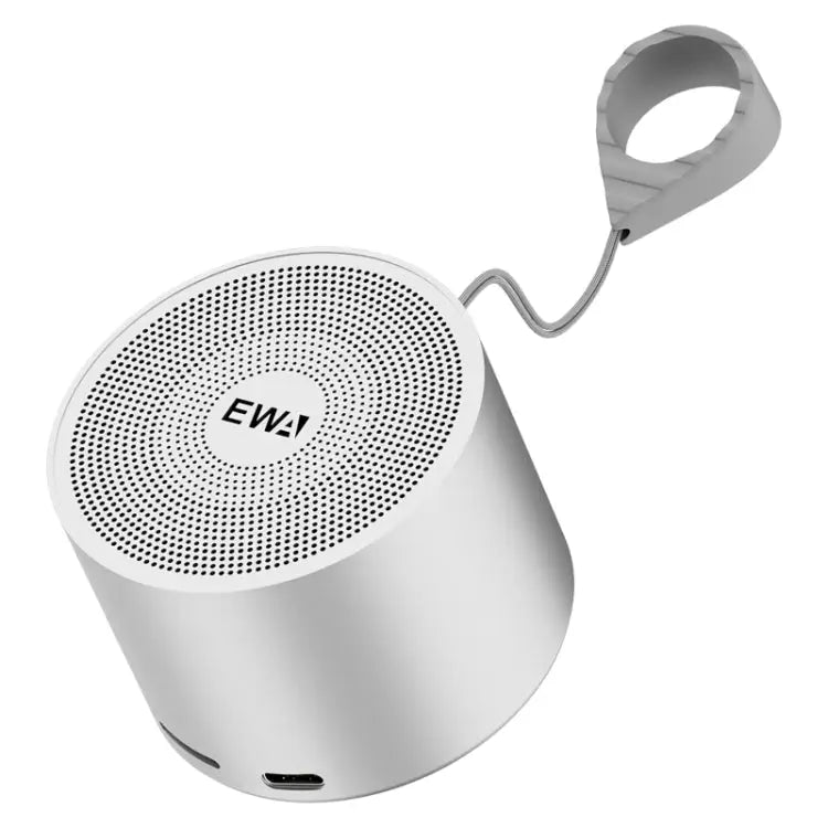 EWA A129 Mini Bluetooth 5.0 Bass Radiator Metal Speaker - White - Apple Accessories