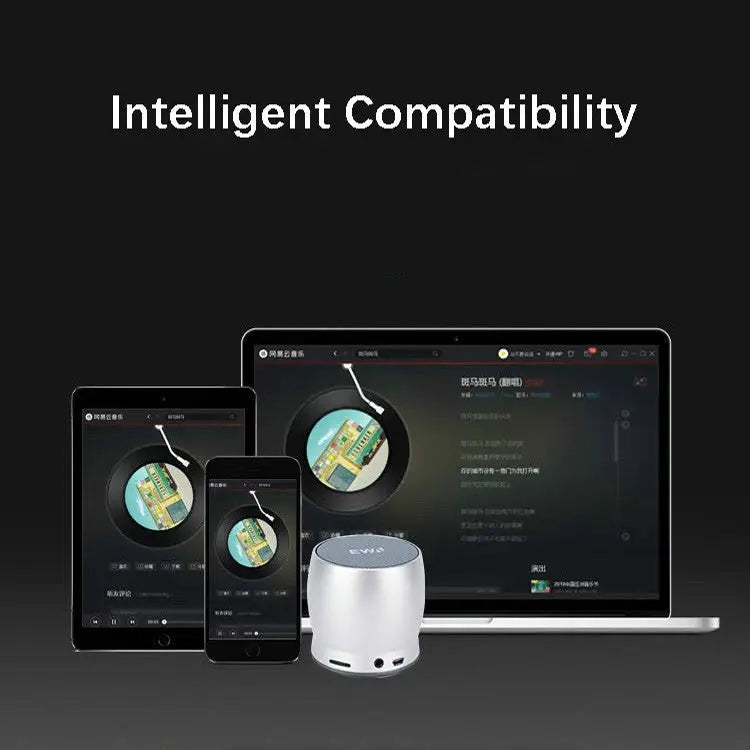 EWA A150 Portable Mini Bluetooth Speaker Wireless Hifi Stereo Strong Bass Music Boom Box Metal Subwoofer Support Micro