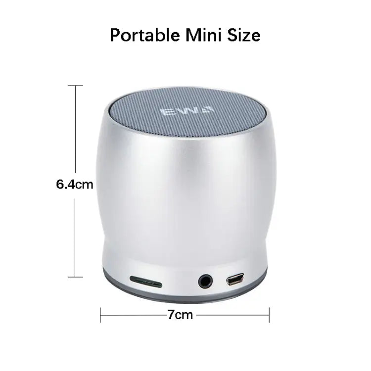 EWA A150 Portable Mini Bluetooth Speaker Wireless Hifi Stereo Strong Bass Music Boom Box Metal Subwoofer Support Micro