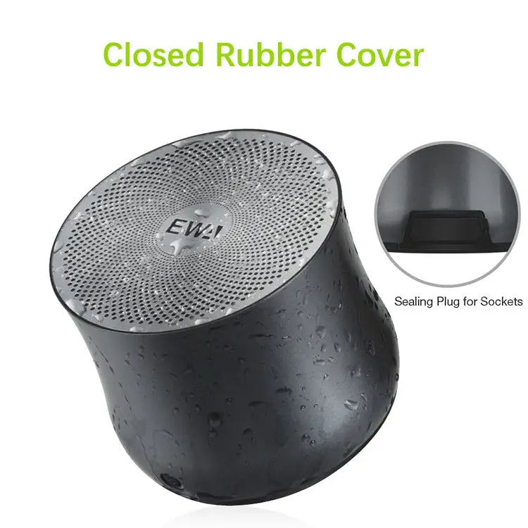 EWA A2 Pro Metal Speaker Outdoor Waterproof Bluetooth Sound Bass Speaker - Apple Accessories