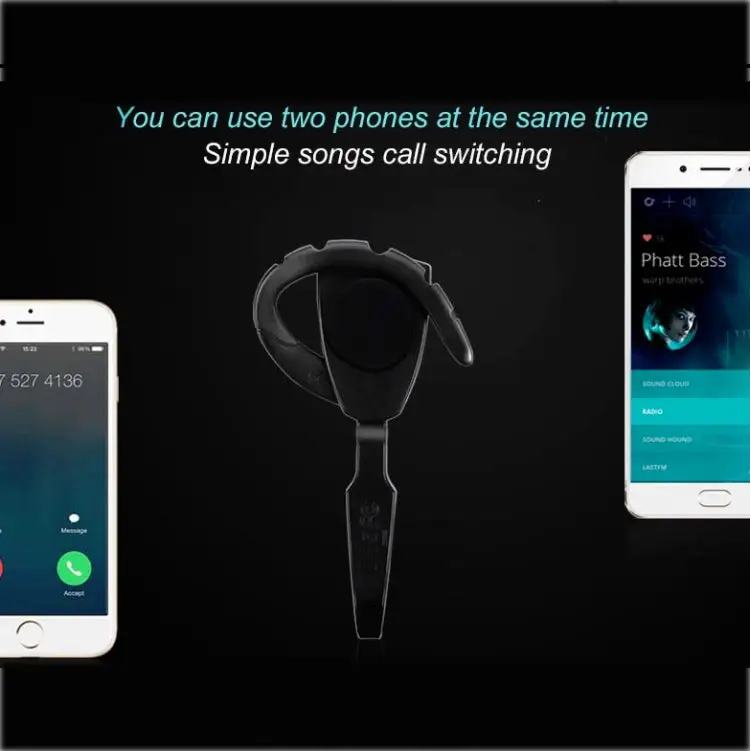 ex-01 Bluetooth 4.1 Business Hanging Ear Bluetooth Earphone