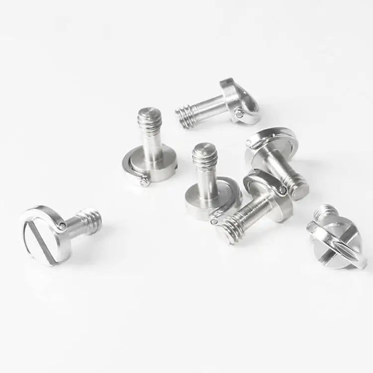 EXIN LS095 2 PCS D Ring Screws Camera Plate Mount 1/4 inch Quick Release Screws LS095 - LS095