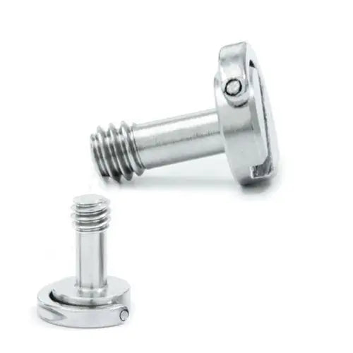 EXIN LS095 2 PCS D Ring Screws Camera Plate Mount 1/4 inch Quick Release Screws LS095 - LS095