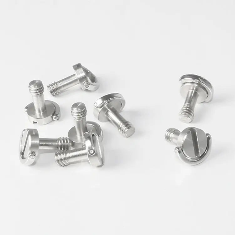 EXIN LS095 2 PCS D Ring Screws Camera Plate Mount 1/4 inch Quick Release Screws LS095 - LS095