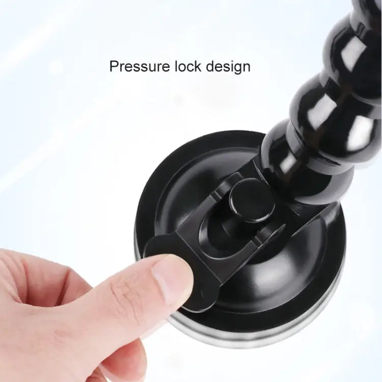 Extended Suction Cup Jaws Flex Clamp Mount with Cold Shoe Phone Clamp Extended Suction Cup Mount with Cold Shoe Phone