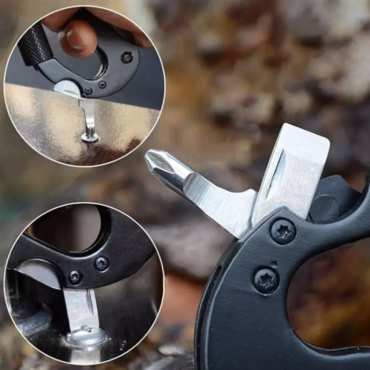 External Multi-function Carabiner D-type Hanging Keychain D-type Carabiner - D-type Carabiner