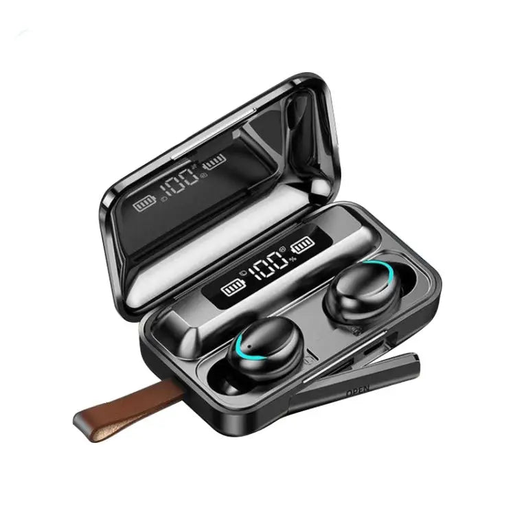 F9-5C Jerry Solution Touch Bluetooth Earphone with Magnetic Charging Box Support Three-screen LED Power Display & Power