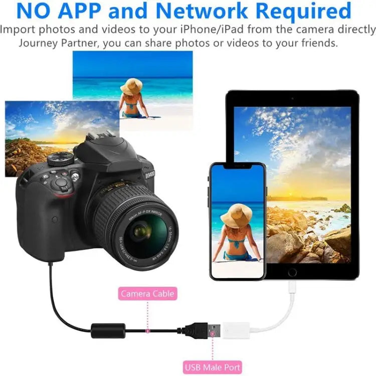 FA-STAR ZS-KL21826 8 Pin to USB 3.0 OTG Adapter Supports IOS 13 and Above