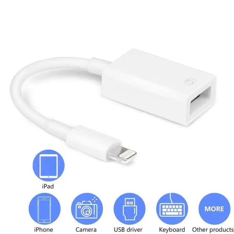 FA-STAR ZS-KL21826 8 Pin to USB 3.0 OTG Adapter Supports IOS 13 and Above