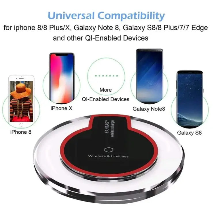 FANTASY QI Standard Wireless Charger - FANTASY Black