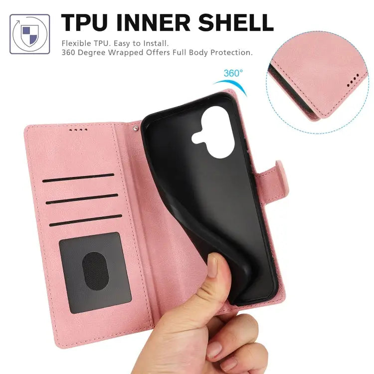 Fantasy Skin-feel Calfskin Texture Leather Phone Case For iPhone 16 For iPhone 15 Pro Max For iPhone 15 Pro For iPhone