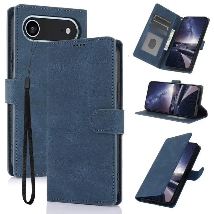 Fantasy Skin-feel Calfskin Texture Leather Phone Case For iPhone 17 Pro Max For iPhone 17 Pro For iPhone 17 For iPhone