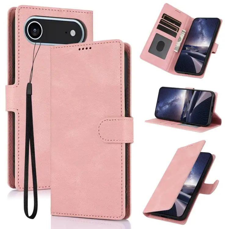 Fantasy Skin-feel Calfskin Texture Leather Phone Case For iPhone 17 Pro Max For iPhone 17 Pro For iPhone 17 For iPhone