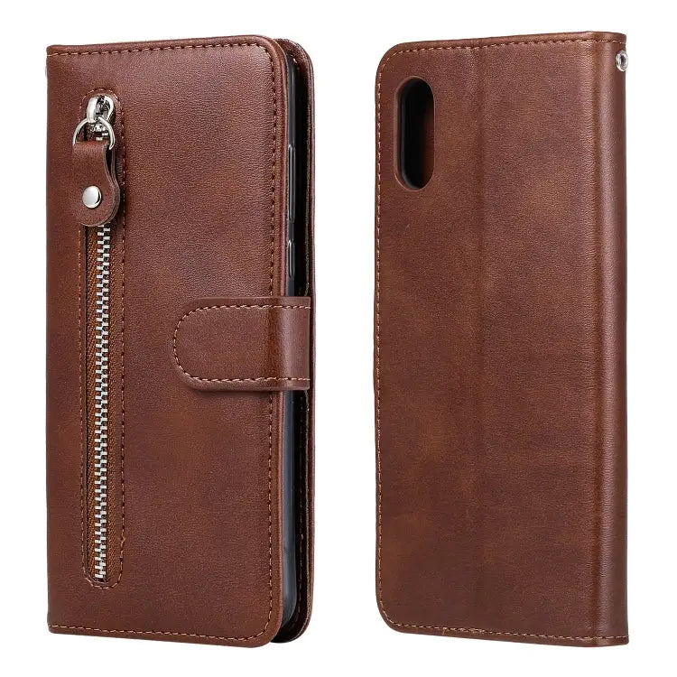 Fashion Calf Texture Zipper Horizontal Flip Leather Case with Stand & Card Slots & Wallet Function For iPhone 12 mini