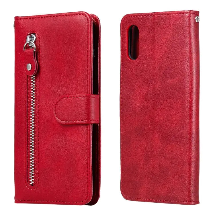 Fashion Calf Texture Zipper Horizontal Flip Leather Case with Stand & Card Slots & Wallet Function For iPhone 12 mini