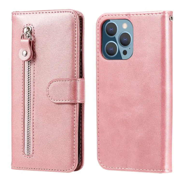 Fashion Calf Texture Zipper Horizontal Flip Leather Case with Stand & Card Slots & Wallet Function For iPhone 13 mini